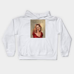 Opera Star Renee Fleming Kids Hoodie